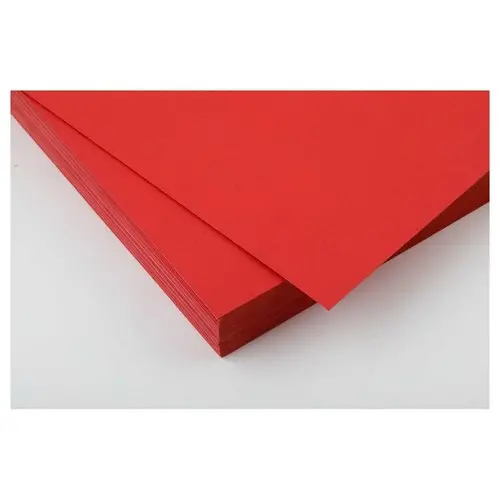 100 Couvertures A4 cartonn&eacute;es - rouge - Fellowes photo du produit