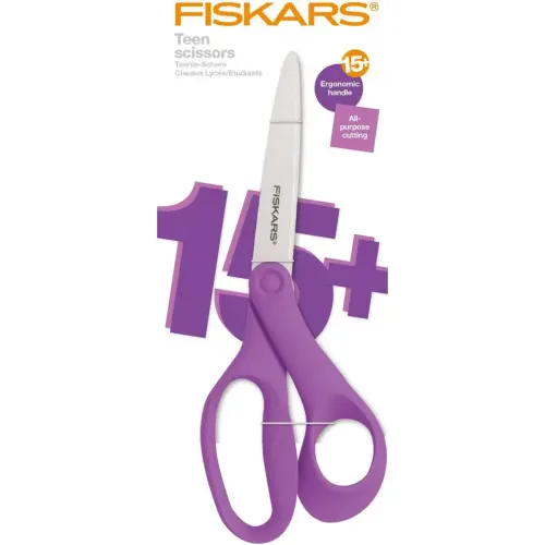 Ciseaux pour droitiers - 20 cm - Violet - Fiskars photo du produit