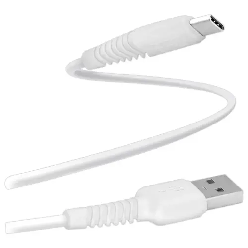 Câble USB-C renforcé - 1m - Blanc - T'nB photo du produit