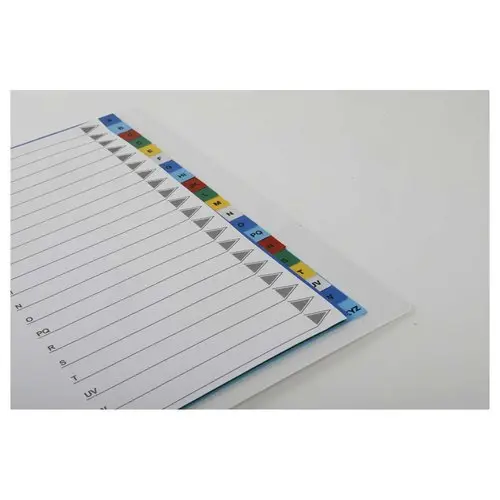 Jeu d'intercalaires alphabétiques FIDUCIAL polypropylène couleur A4 photo du produit