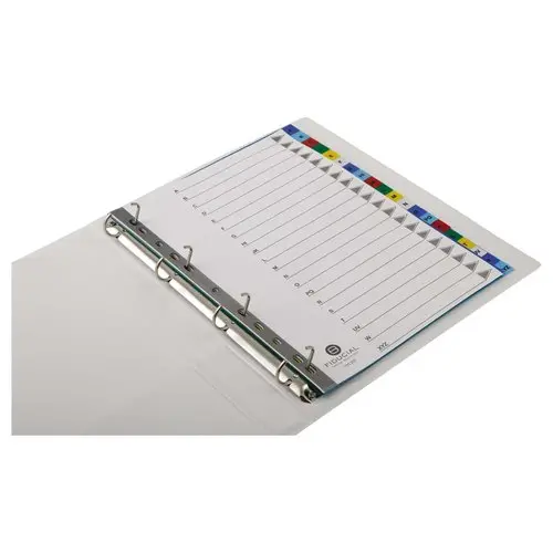 Jeu d'intercalaires alphabétiques FIDUCIAL polypropylène couleur A4 photo du produit