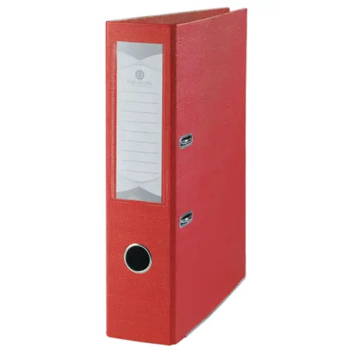 Classeur &agrave; levier - Dos 7,5 cm - rouge - Fiducial photo du produit