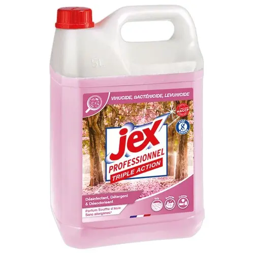 Détergent désinfectant 5 L - Parfum Souffle d'Asie - JEX photo du produit