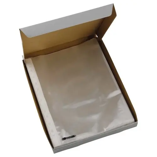 100 Pochettes perforées en polypropylène 6,5/100e lisse - FIDUCIAL photo du produit