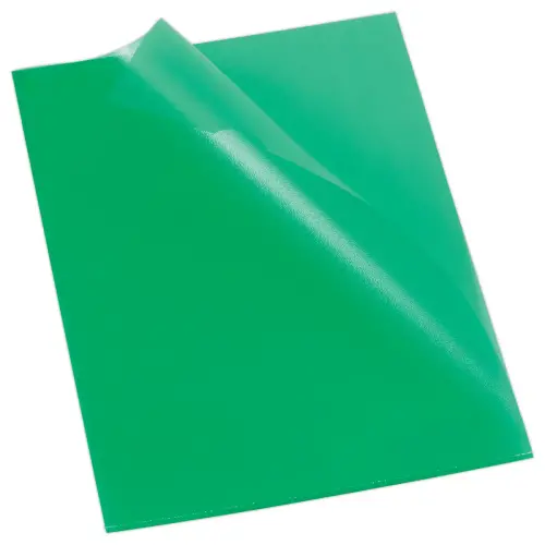 100 Pochettes coins en polypropylène 11/100e - Vert - Fiducial photo du produit