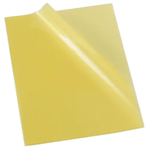 10 Pochettes à coins lisses et colorées - Jaune - Fiducial photo du produit