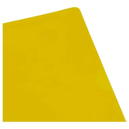 10 Pochettes coin - Jaune - Fiducial photo du produit