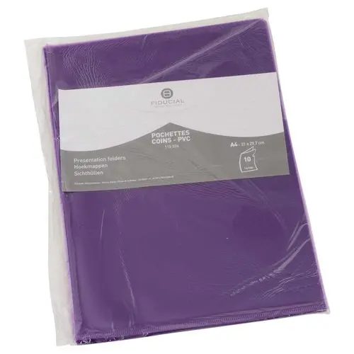 10 Pochettes coins - Violet photo du produit