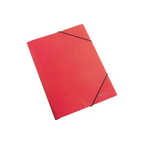 Chemise 3 rabats &agrave; &eacute;lastiques en polypropyl&egrave;ne 5/10e - Rouge - FIDUCIAL photo du produit