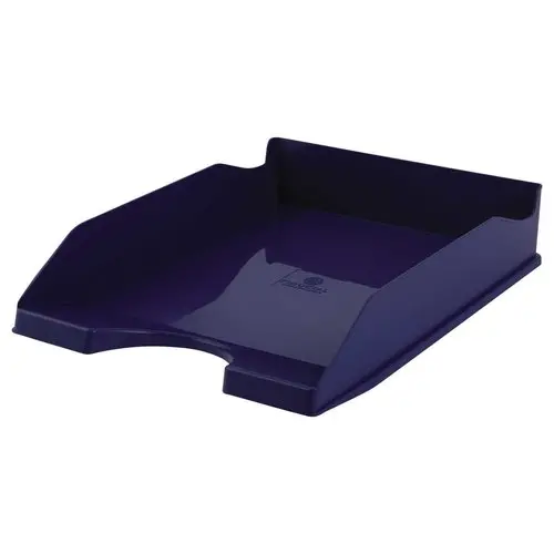 Corbeille à courrier opaque colorée - Bleu - FIDUCIAL photo du produit