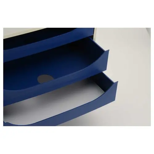 Module de classement 4 tiroirs - Bleu - FIDUCIAL photo du produit