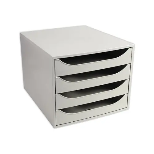 Module de classement 4 tiroirs - Gris - FIDUCIAL photo du produit