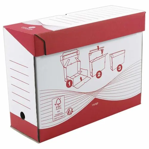 10 Boîtes de classement et d'archives "Consultation" - Dos 12 cm - Fiducial photo du produit