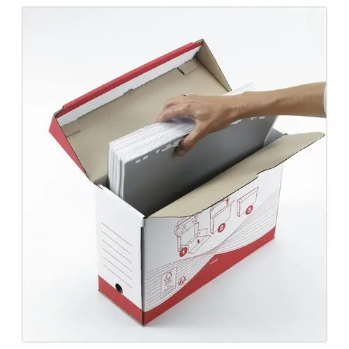 10 Boîtes de classement et d'archives "Consultation" - Dos 12 cm - Fiducial photo du produit