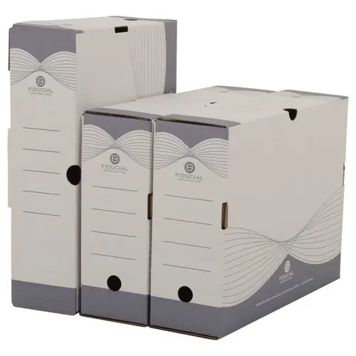 50 Bo&icirc;tes &agrave; archives dos 10 cm - Fiducial photo du produit