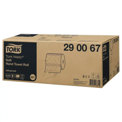 6 Essuie-mains doux H1 - Blanc - Tork photo du produit