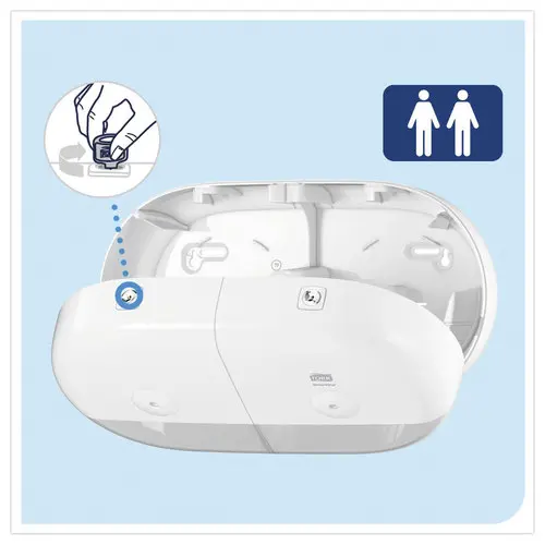 Distributeur de papier toilette Mini Double Tork SmartOne - TORK photo du produit
