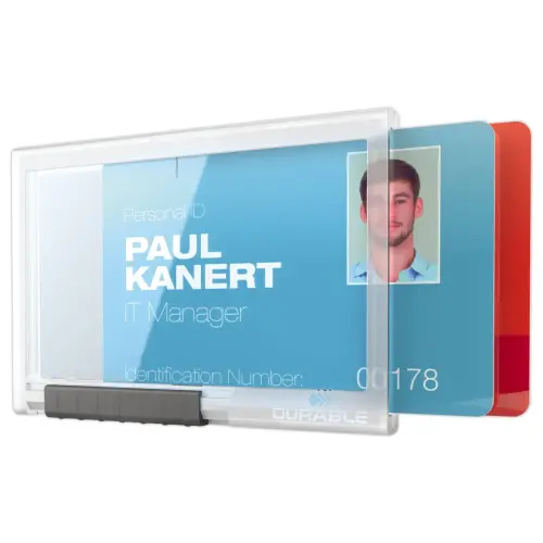 10 Porte cartes PUSHBOX duo 54 x 87 mm photo du produit