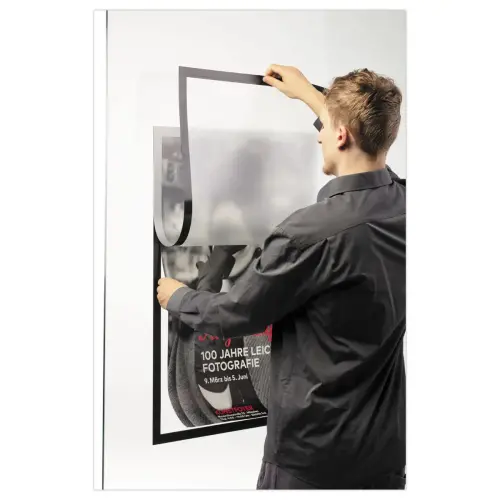 Pochette d'affichage adhésive Duraframe Poster - A1 - Argent - DURABLE photo du produit