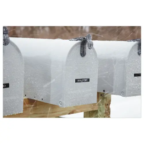 Ruban D1 Durable - Texte blanc sur fond noir - 12 mm x 3 m - Dymo photo du produit
