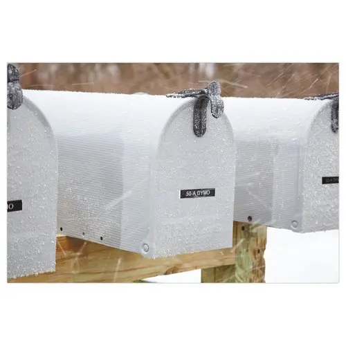 Ruban DYMO D1 Durable - Texte blanc sur fond noir - 12 mm x 3 m photo du produit