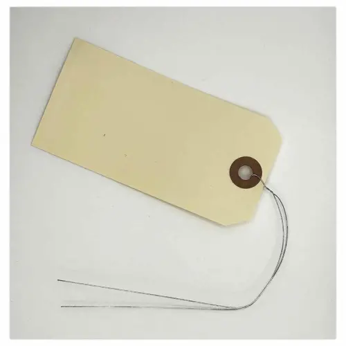 1000 ÉTiquettes américaines à œillet + fil de fer 100 x 51 mm photo du produit