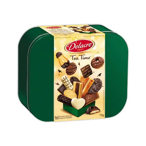 Assortiment de biscuits sucrés Tea Time Delacre - 1 kg photo du produit