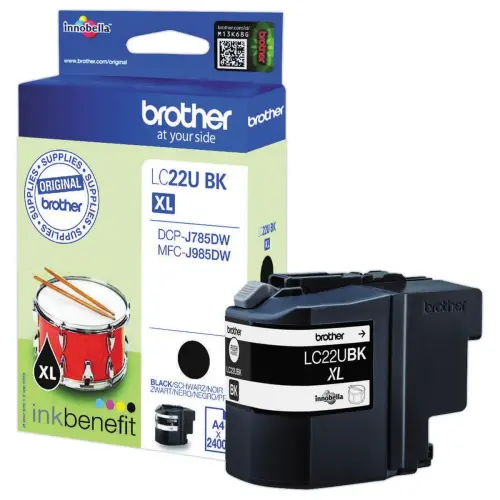 Cartouche Brother LC22UBK noir photo du produit