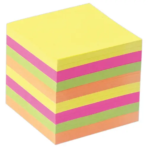 Recharge pour bloc cube - 720 feuilles volantes assorties - Access photo du produit