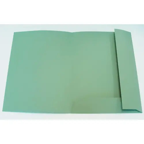 50 Chemises sous-dossier carte 2 rabats - Vert - Fiducial photo du produit