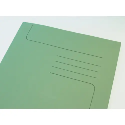 50 Chemises sous-dossier carte 2 rabats - Vert - Fiducial photo du produit