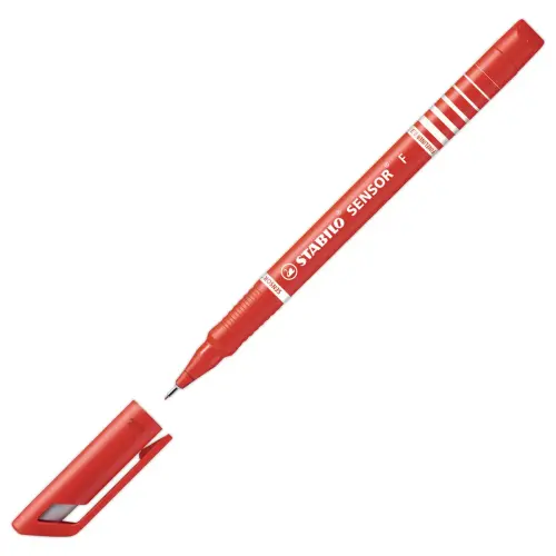 Stylo-feutre SENSOR F - Pointe fine - Rouge - Stabilo photo du produit