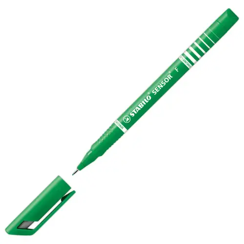 Stylo-feutre SENSOR F - Pointe fine - Vert - Stabilo photo du produit
