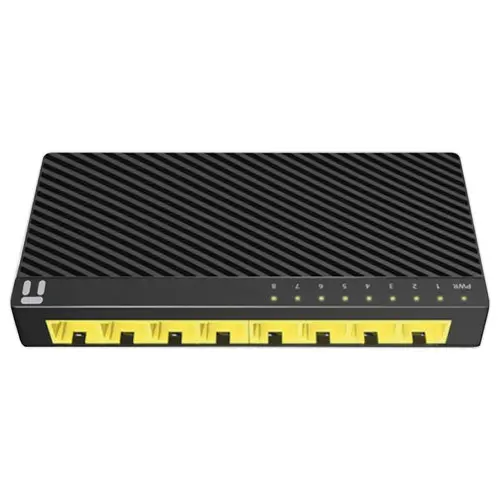 Switch Ethernet 8 ports 10/100/1000 Mbps. photo du produit