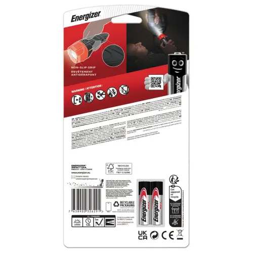 Lampe torche IMPACT RUBBER - R&eacute;sistante aux chocs - Energizer photo du produit