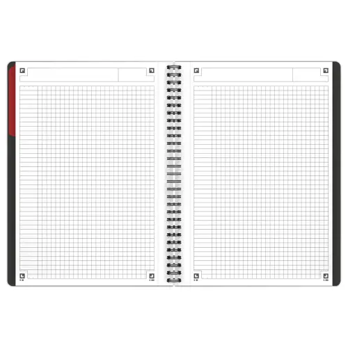 Cahier spirale B5 Activebook - 160 pages - 5x5 - OXFORD photo du produit