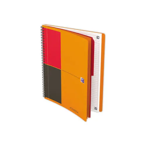 Cahier spirale B5 Activebook - 160 pages - Ligné - OXFORD