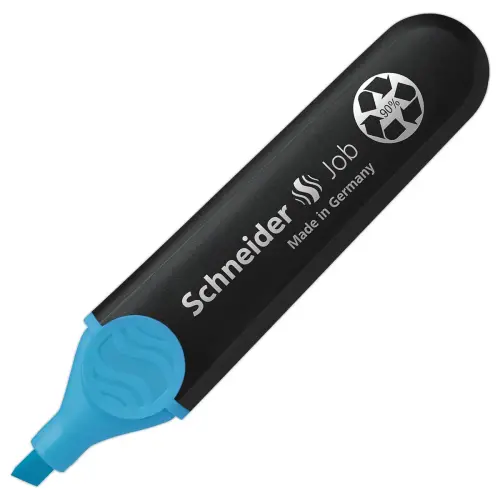 Surligneur Job Bleu 1-5mm - Rechargeable & Encre Bio- Schneider photo du produit