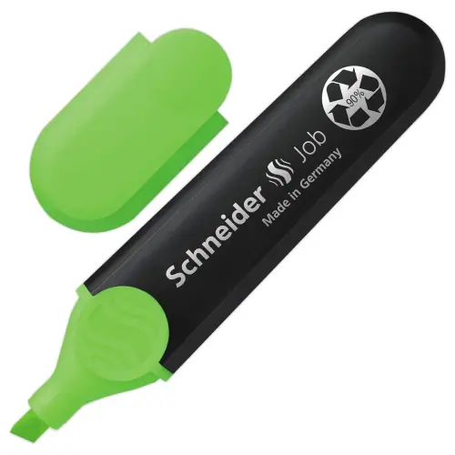Surligneur Job Vert 1-5mm - Ecologique & Rechargeable - Schneider photo du produit