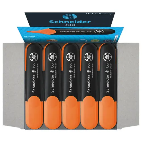 Surligneur Job Orange 1-5mm - Encre Bio & Rechargeable - Schneider photo du produit