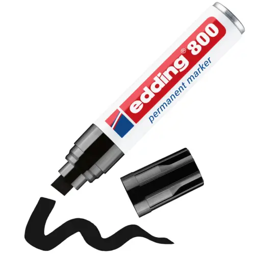 5 Marqueurs Edding E800 - NOIR photo du produit