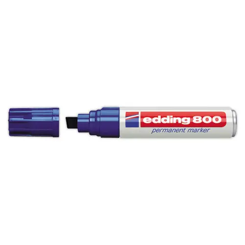 5 Marqueurs EDDING 800 - BLEU photo du produit