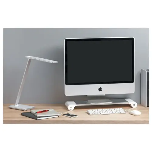 Lampe de bureau JAZZ - Gris métal - Unilux photo du produit