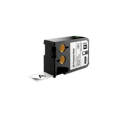 Ruban pour titreuse DYMO XTL 24mm Noir/Blanc photo du produit