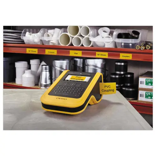 Ruban pour titreuse DYMO XTL 54mm Noir/Jaune photo du produit