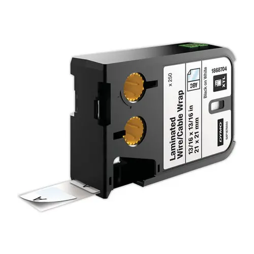 Rouleau de 250 étiquettes XTL pour câble/fils 21 x 21mm photo du produit