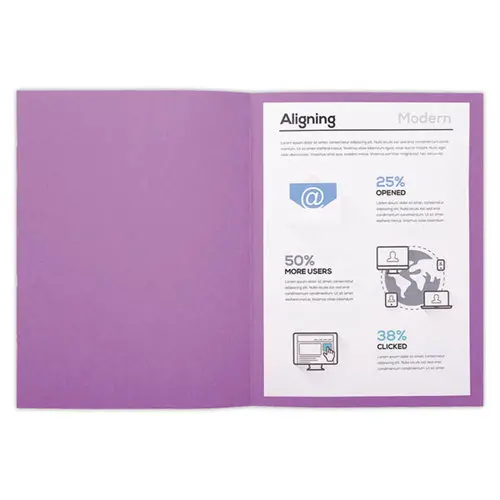 100 Chemises de rangement Forever 170 - Violet - Exacompta photo du produit