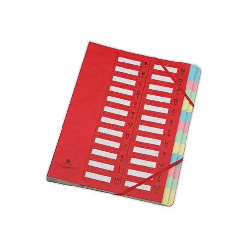 Trieur extensible - 24 compartiments - Rouge photo du produit