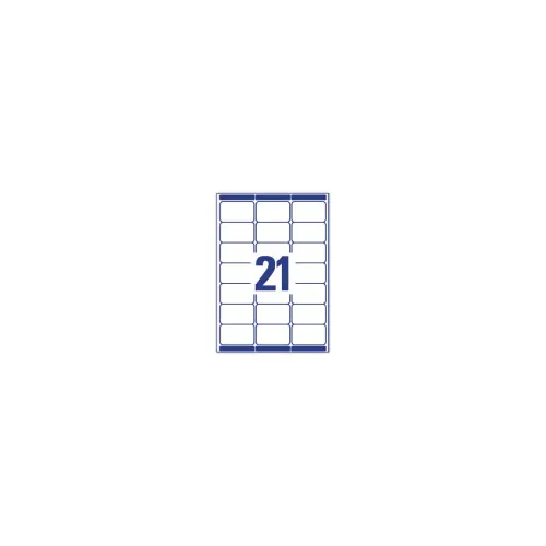 100 Planches d'étiquettes laser Avery 63,5x38,1 mm soit 2400 étiq/boîte photo du produit