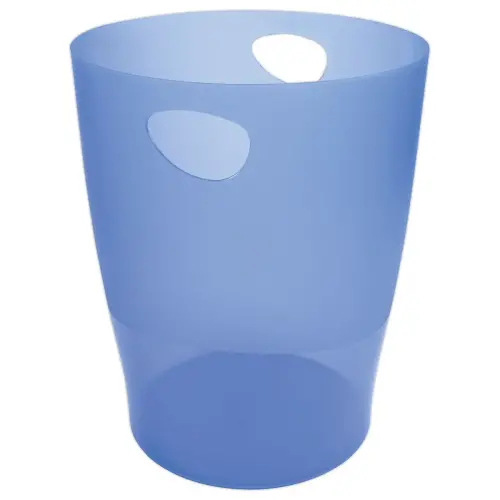 Corbeille &agrave; papier - 15 L - Bleu clair photo du produit